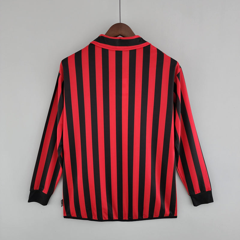 Retro Long Sleeve 99∕00 AC Milan home (A739)