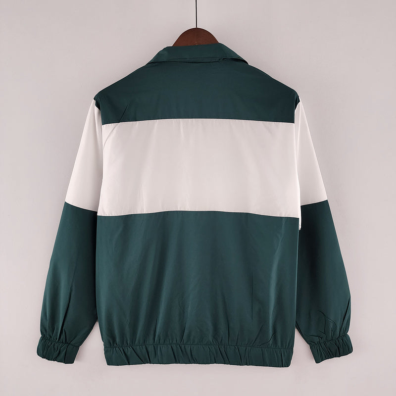 2022 Italy Windbreaker White - Green (B5D5)