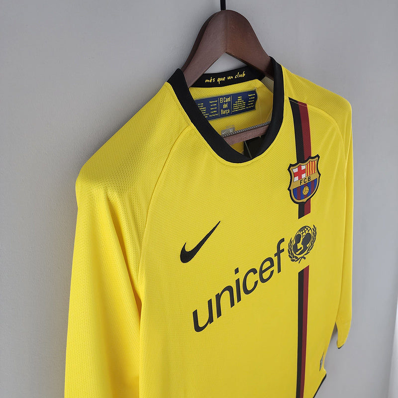 Retro long sleeve Barcelona 08∕09 away (BBA0)