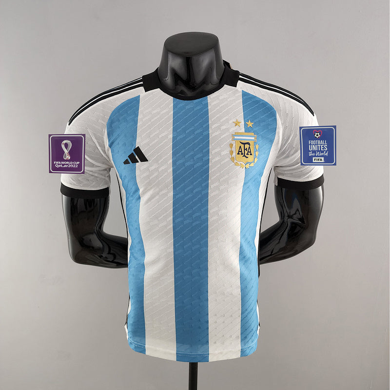 2022 Argentina World Cup Jersey Home Player Version (49D7)
