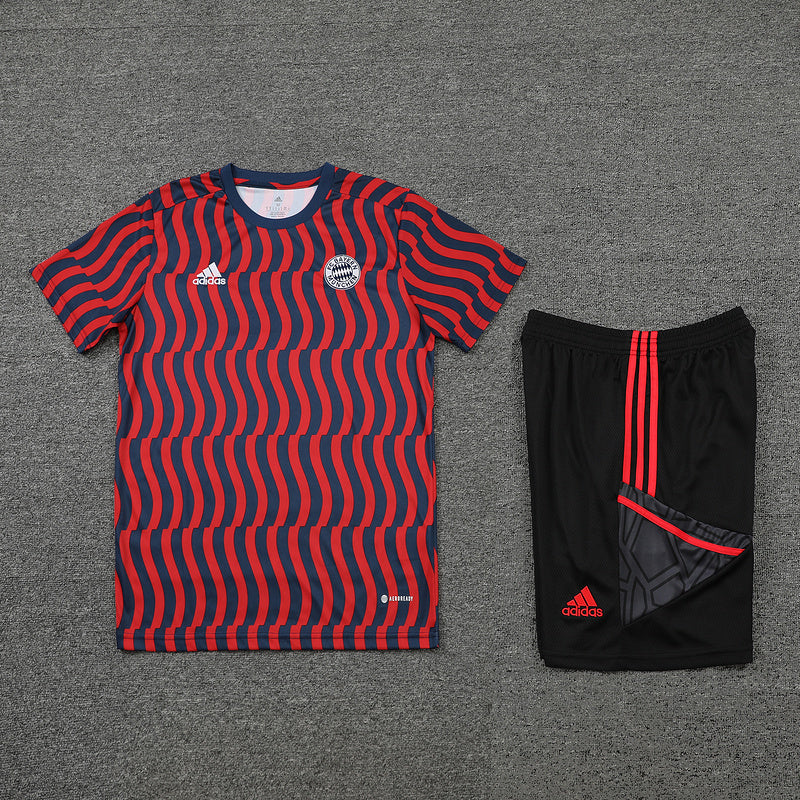 23/24 Bayern Munich Training Uniform Red (A3D8)