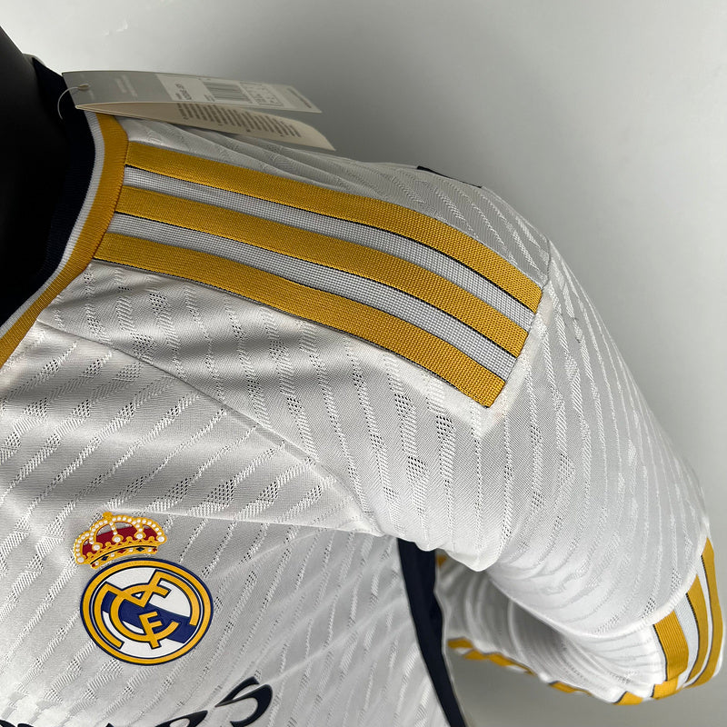 23/24 Player Version Long Sleeve Real Madrid Home (2F1D)