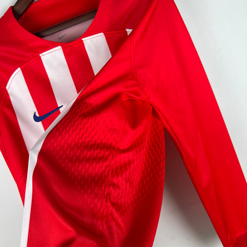 23/24 Long Sleeve Atletico Madrid Home (9760)
