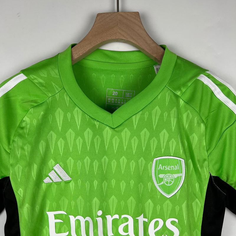 23/24 Kids GoalKeeper Arsenal Green (099B)