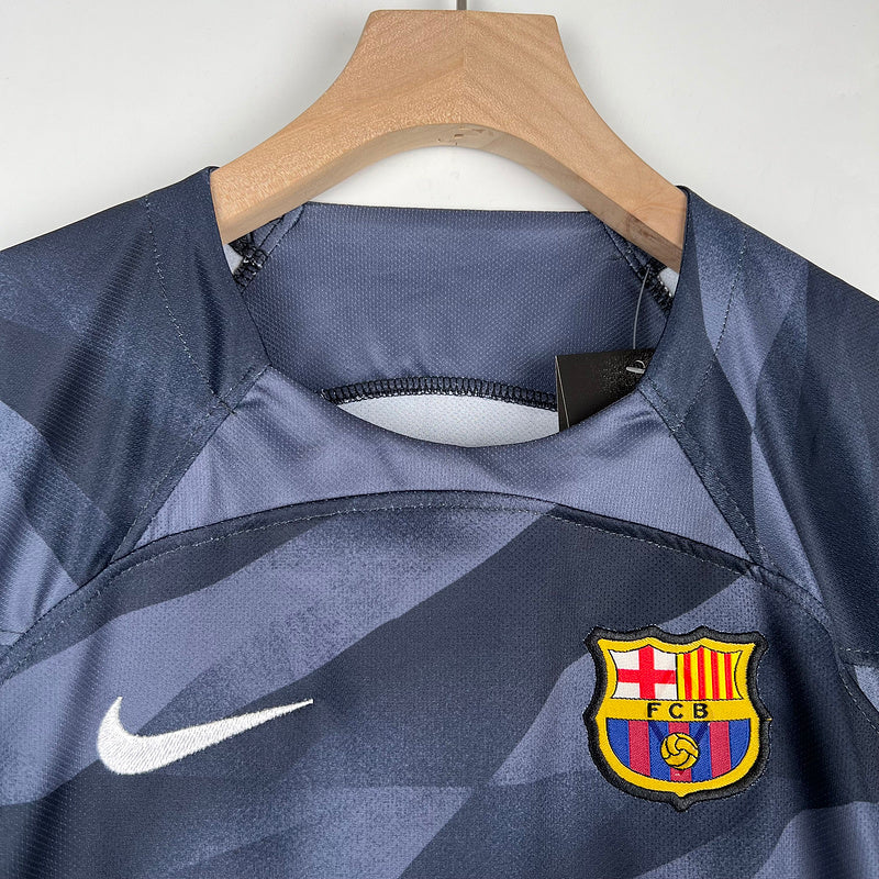 23/24 Kids GoalKeeper Barcelona Black (3E86)