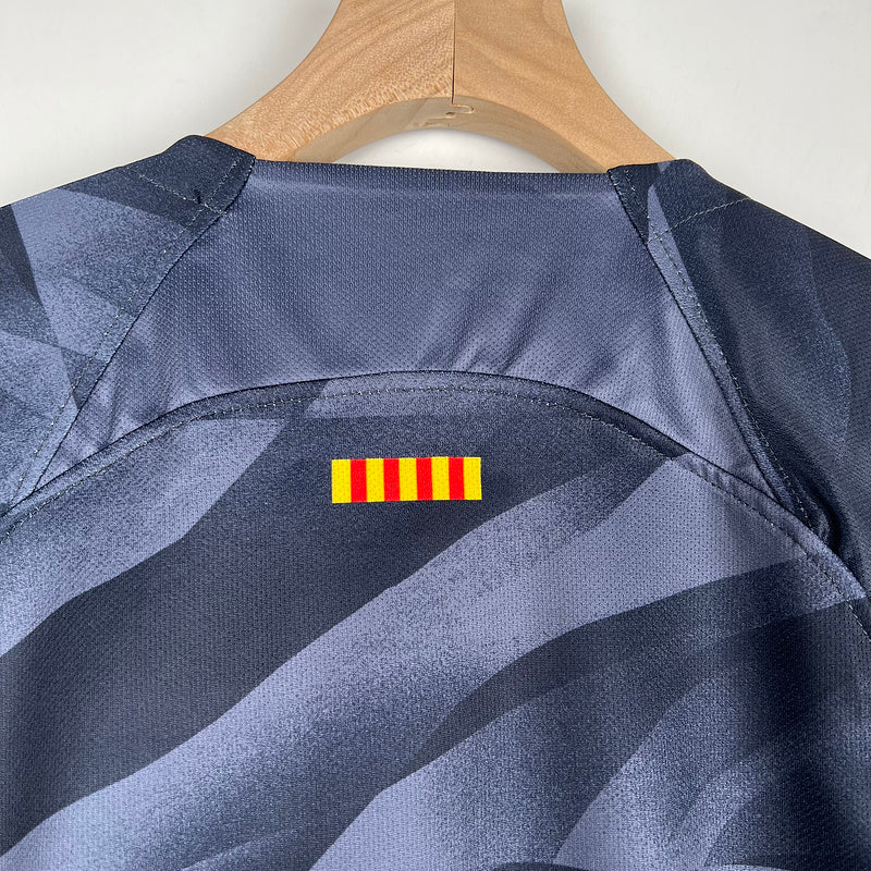 23/24 Kids GoalKeeper Barcelona Black (3E86)