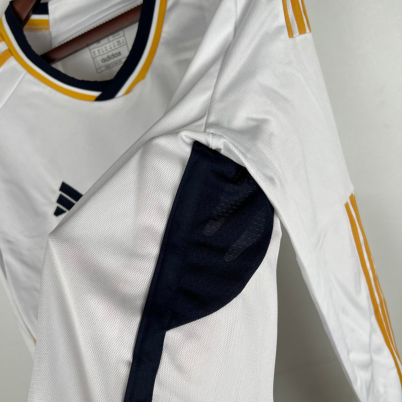 23/24 Long Sleeve Real Madrid Home (E7BB)