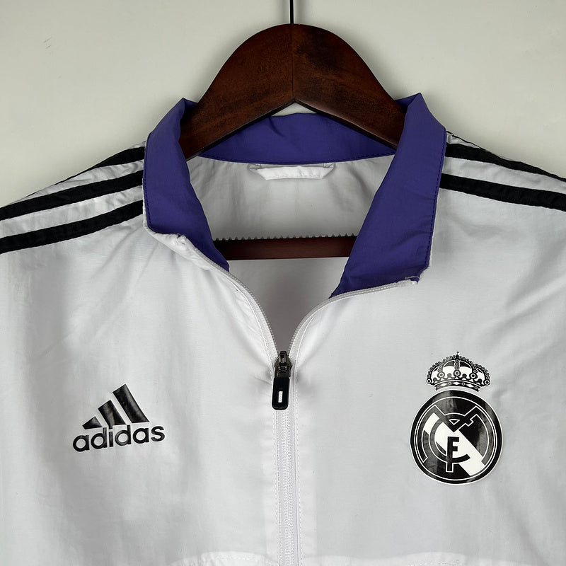 23/24 Windbreaker Real Madrid White (D3C0)