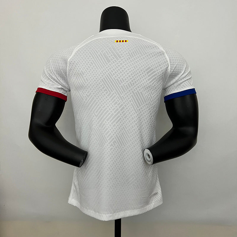23/24 Player Version Barcelona Training Suit - White (9642)