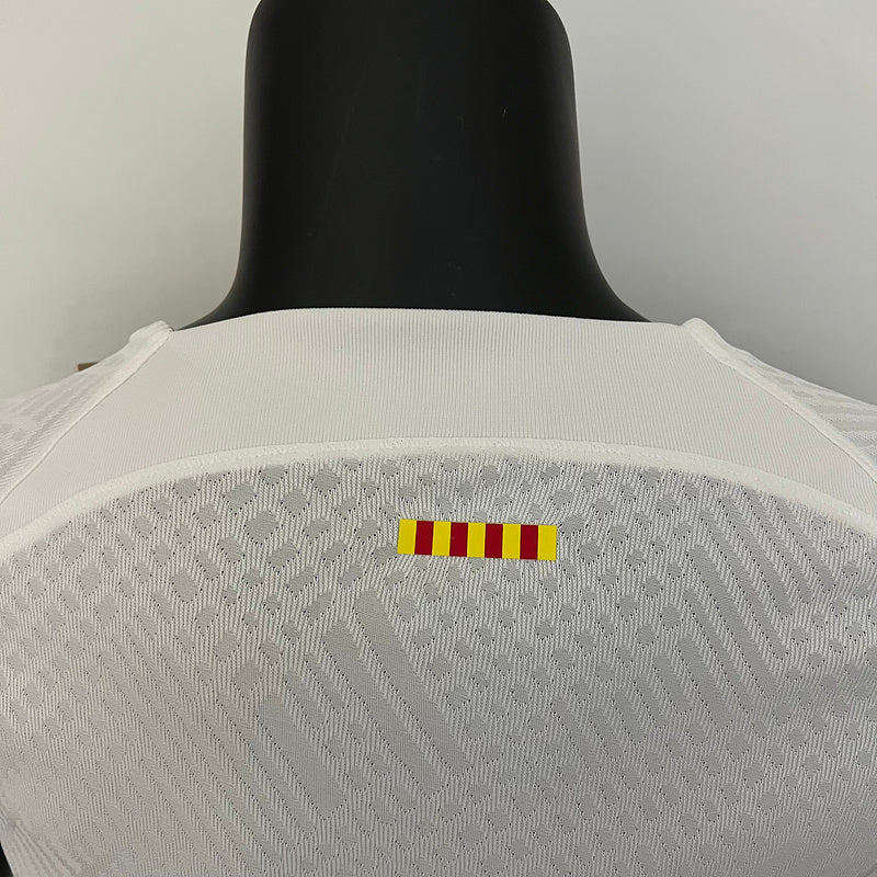 23/24 Player Version Barcelona Training Suit - White (9642)