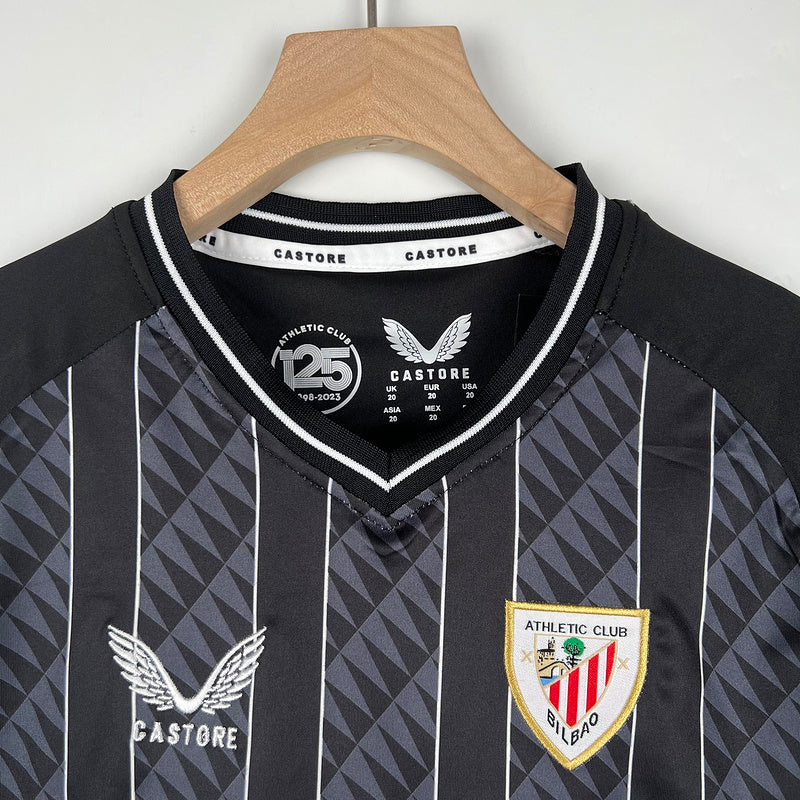 23/24 Kids GoalKeeper Athletic Bilbao Black (C578)