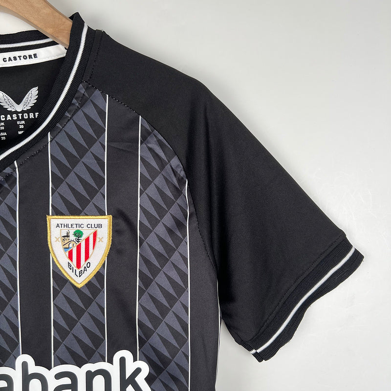 23/24 Kids GoalKeeper Athletic Bilbao Black (C578)