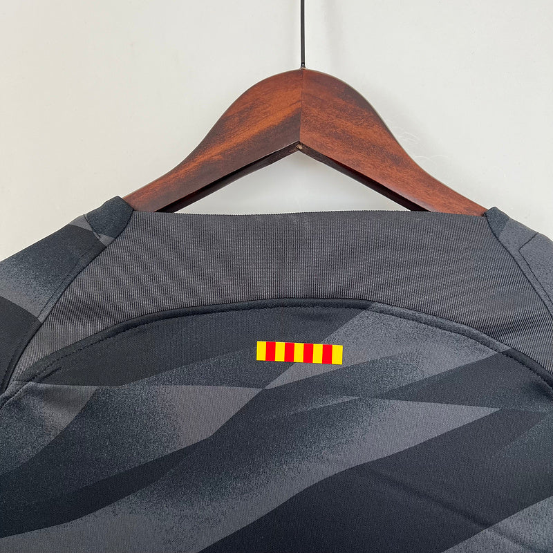 23/24 GoalKeeper Long Sleeve Barcelona - Black (1280)