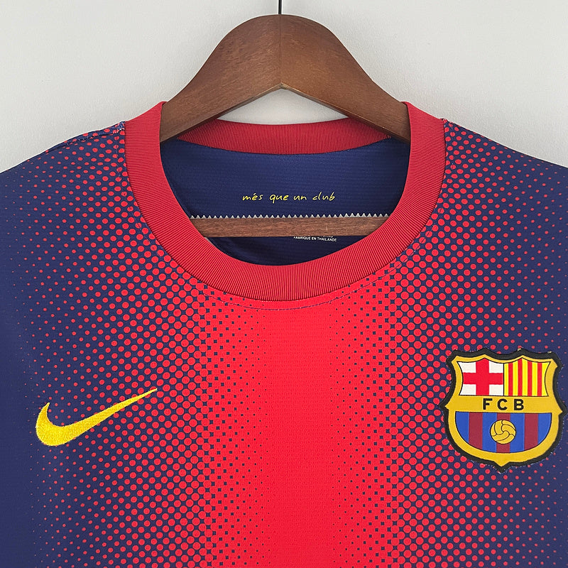 Retro long sleeve Barcelona 12∕13 home (4D45)