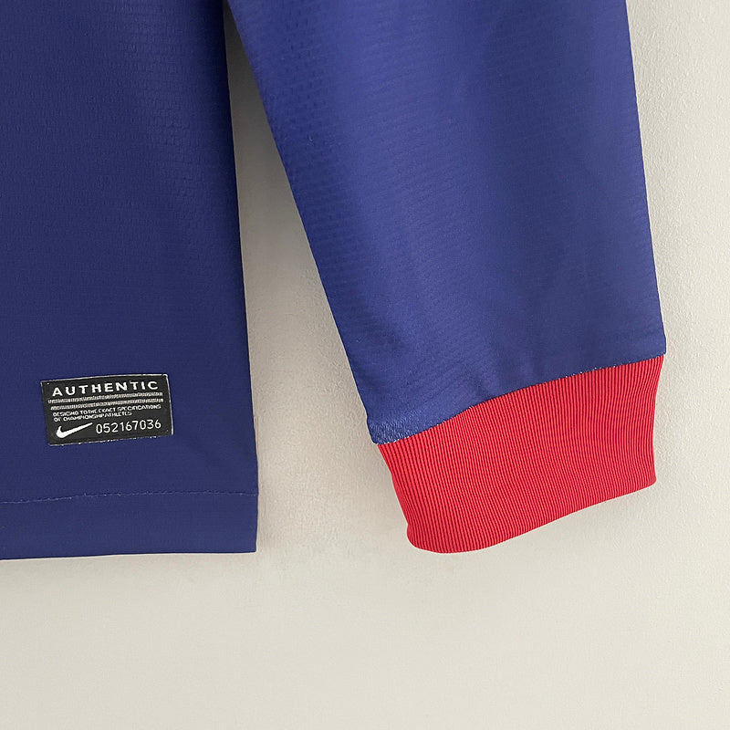 Retro long sleeve Barcelona 12∕13 home (4D45)