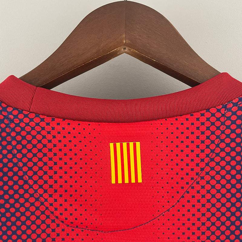 Retro long sleeve Barcelona 12∕13 home (4D45)