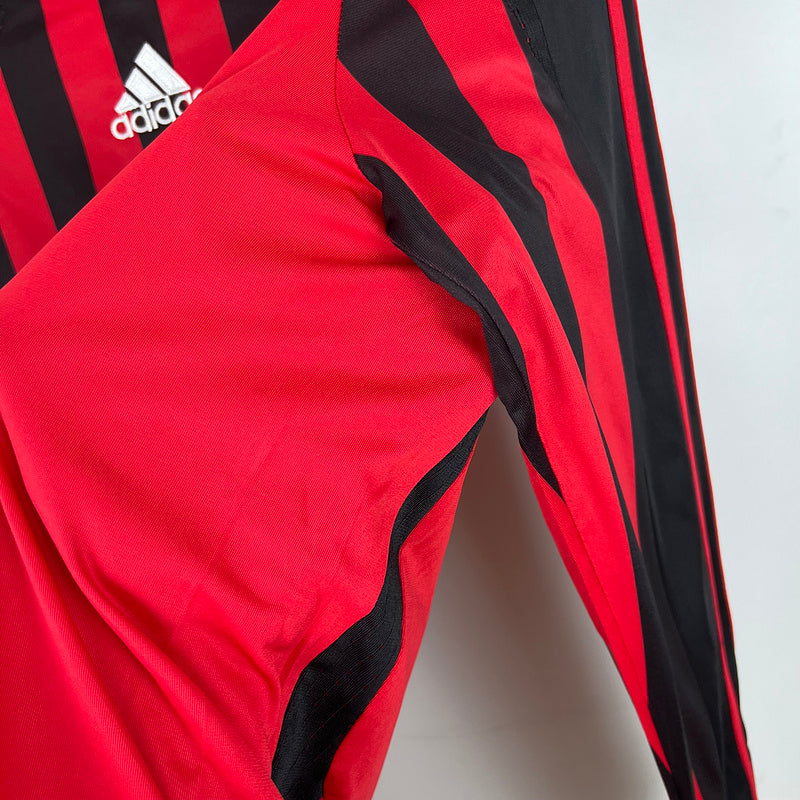 Retro Long Sleeve AC Milan 07∕08 Home (E63D)