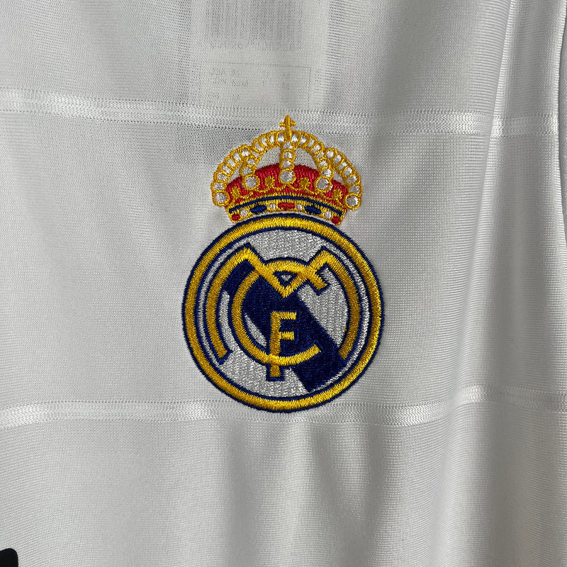 Retro Long Sleeve Real Madrid 13∕14 Home (3AD0)