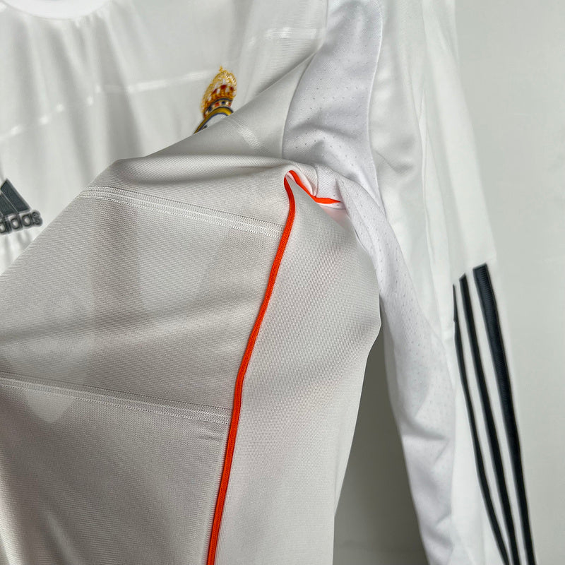 Retro Long Sleeve Real Madrid 13∕14 Home (3AD0)