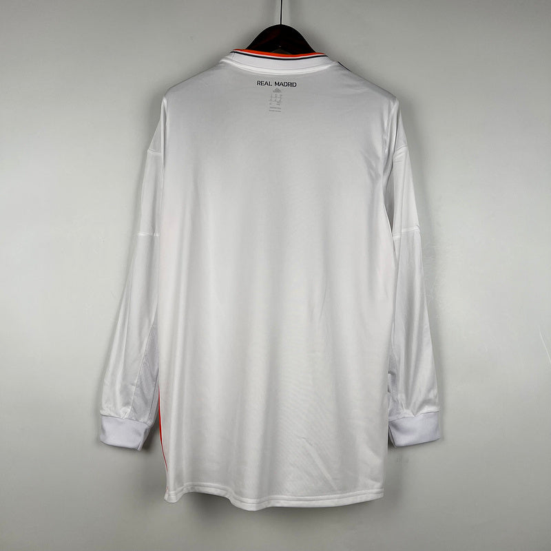 Retro Long Sleeve Real Madrid 13∕14 Home (3AD0)