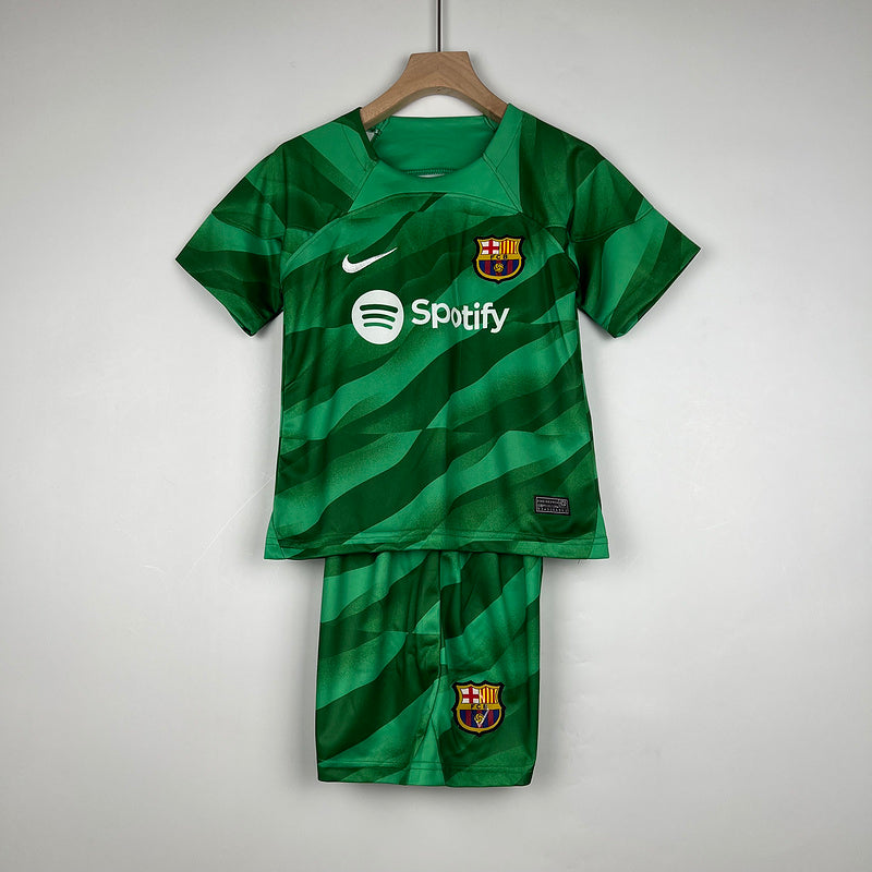 23/24 Kids Barcelona GoalKeeper green (4353)