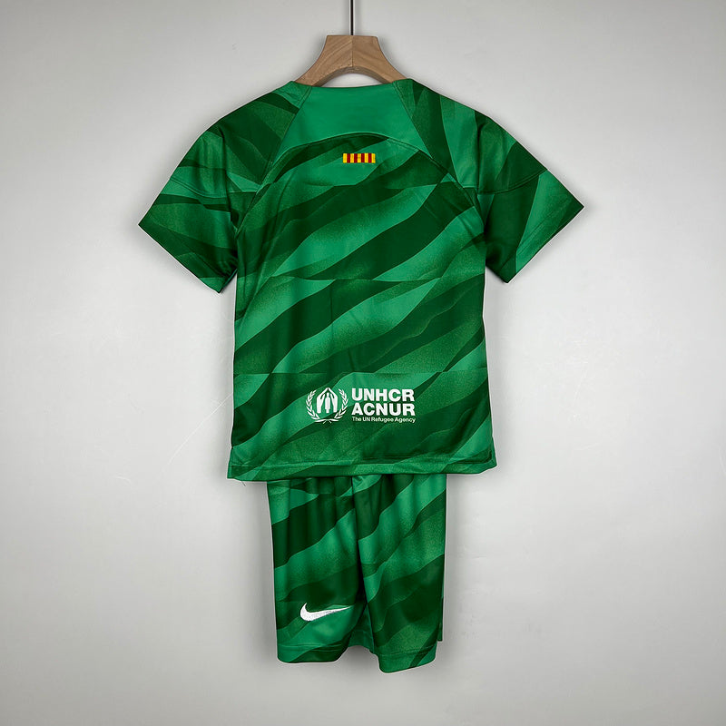 23/24 Kids Barcelona GoalKeeper green (4353)