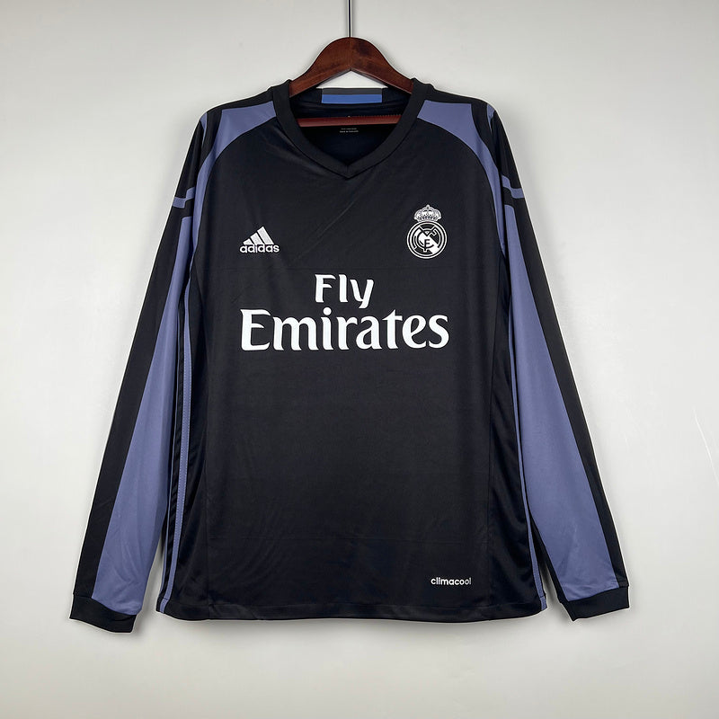 Retro Long Sleeve Real Madrid 16∕17 Third Away (2A2B)