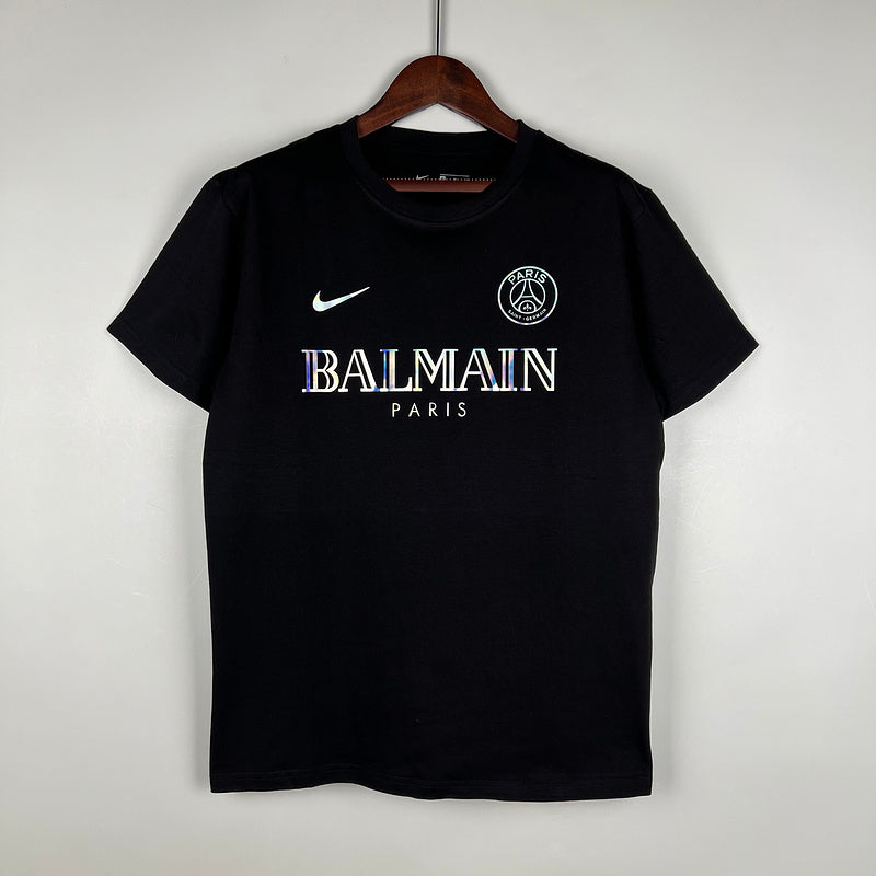23/24 PSG Cotton T-Shirt - Black (04B4)