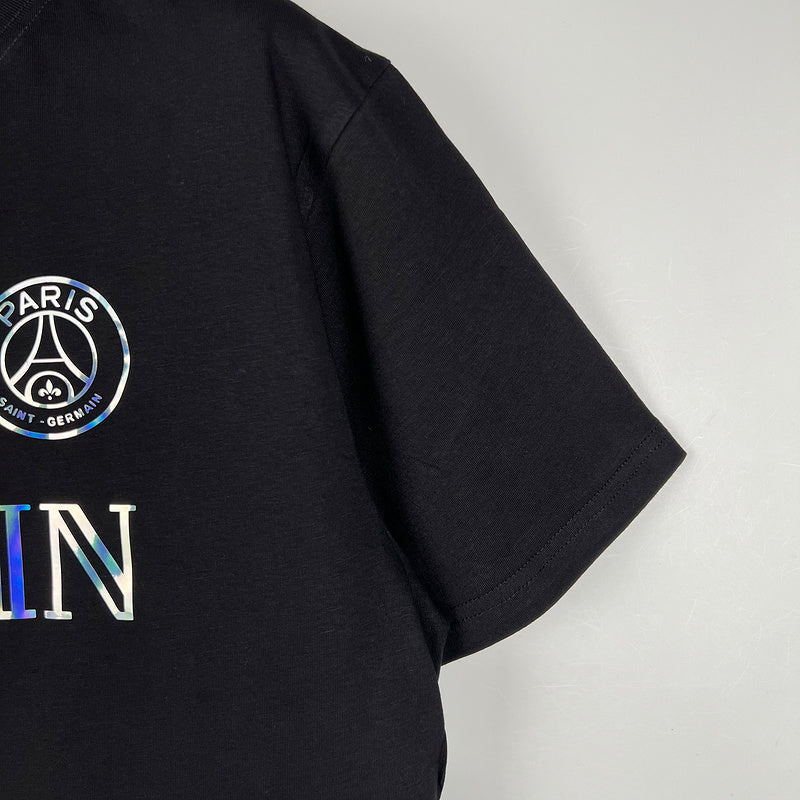 23/24 PSG Cotton T-Shirt - Black (04B4)