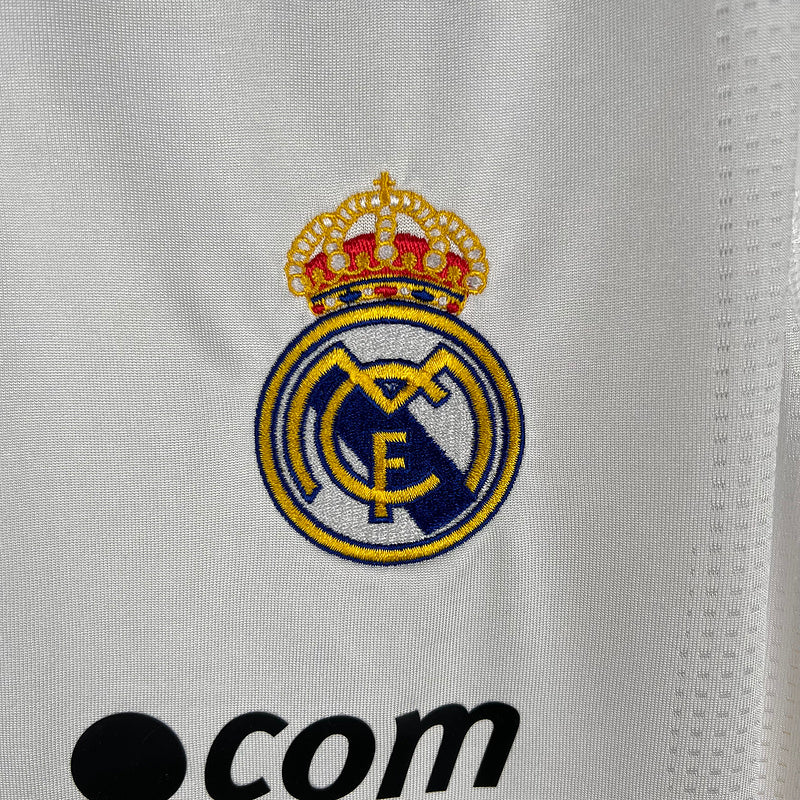 Retro Real Madrid 09∕10 Long Sleeve Home (055D)