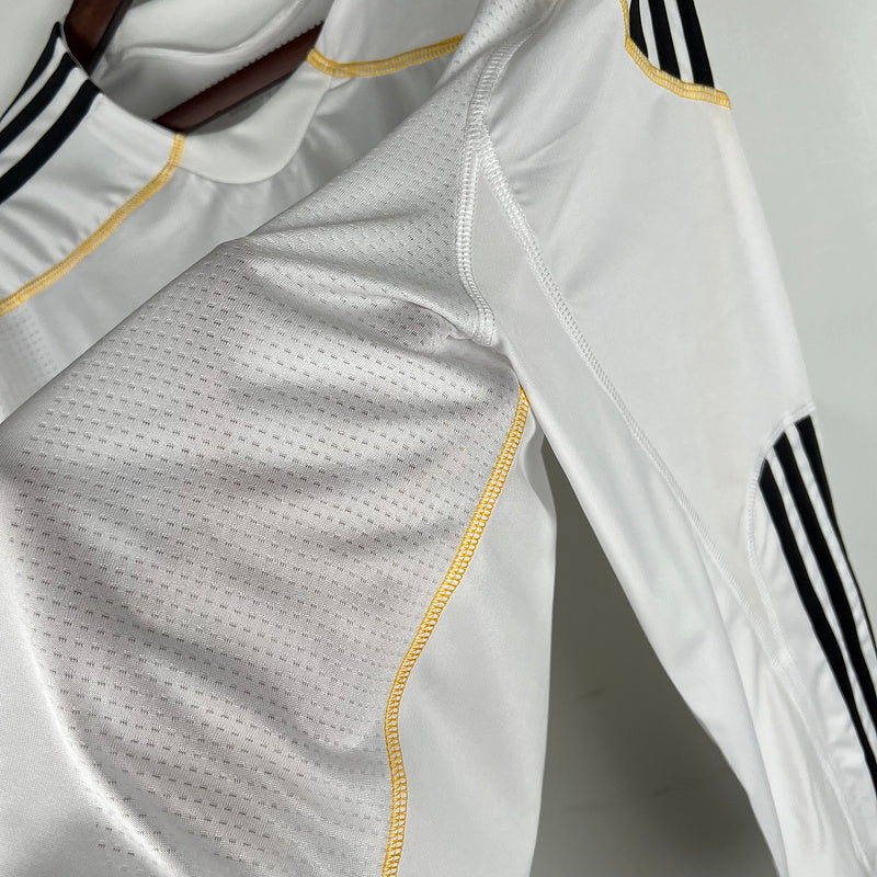 Retro Real Madrid 09∕10 Long Sleeve Home (055D)