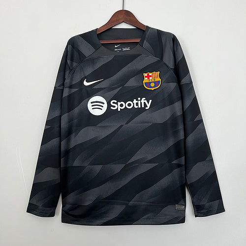23/24 GoalKeeper Long Sleeve Barcelona - Black (1280)