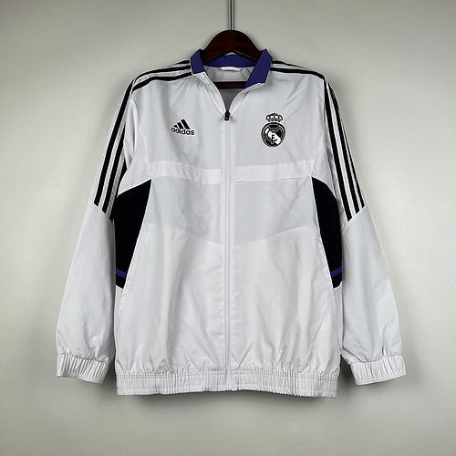 23/24 Windbreaker Real Madrid White (D3C0)