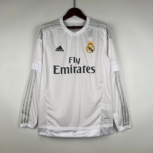 Retro Real Madrid 15∕16 Long Sleeve Home (D879)
