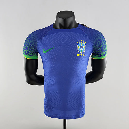 2022 Player Version Brazil World Cup Jersey Away (6AA9)