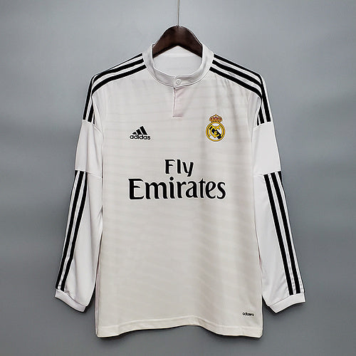 Retro Long Sleeve Real Madrid 14∕15 home (1B3A)