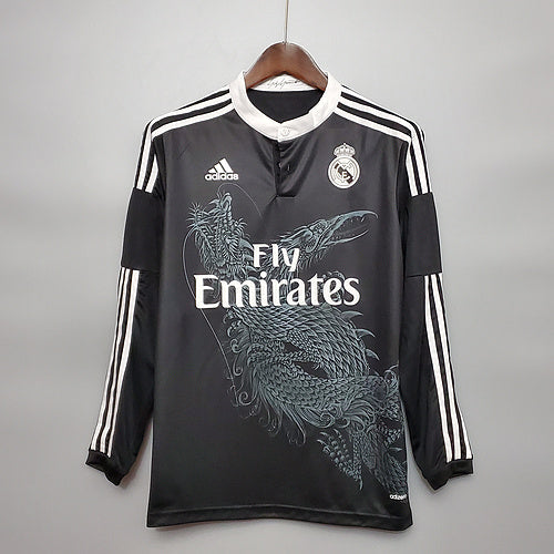 Retro Long Sleeve Real Madrid 14∕15 Third Away (6BE7)