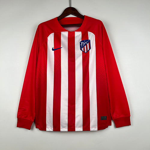 23/24 Long Sleeve Atletico Madrid Home (9760)