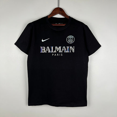 23/24 PSG Cotton T-Shirt - Black (04B4)