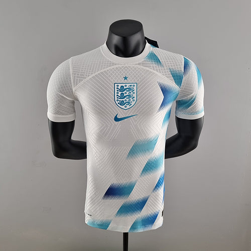 2022 Player Version England Pre-Match kit - White Blue (586D)