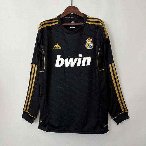 Retro Long Sleeve Real Madrid 11∕12 Away (2158)