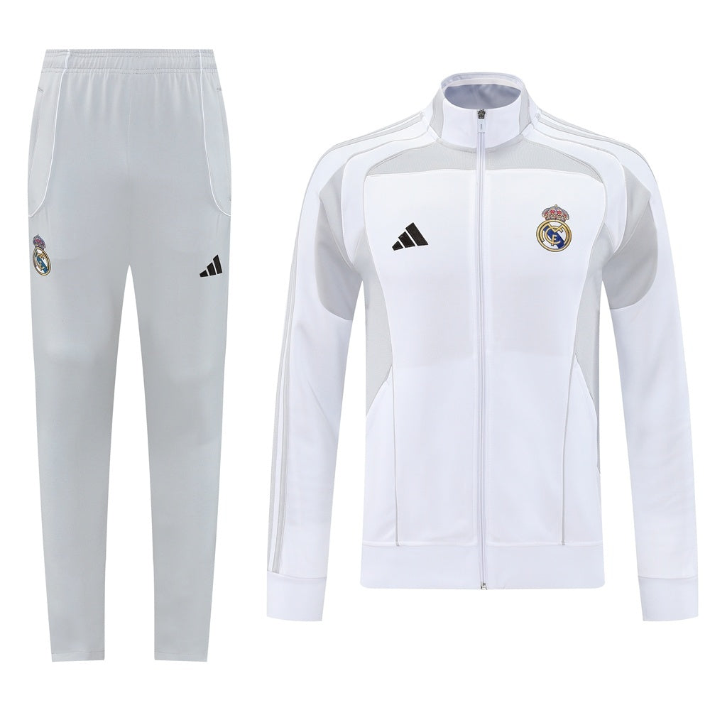 25/26 Tuta Real Madrid white inverted