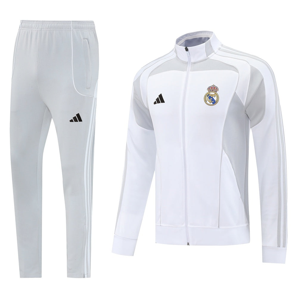 25/26 Tuta Real Madrid white inverted