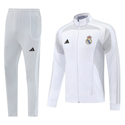 25/26 Tuta Real Madrid white inverted