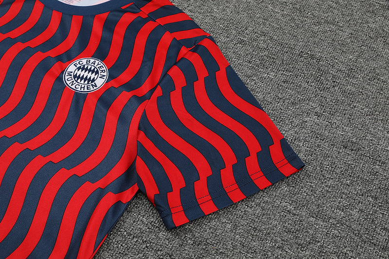 23/24 Bayern Munich Training Uniform Red (A3D8)
