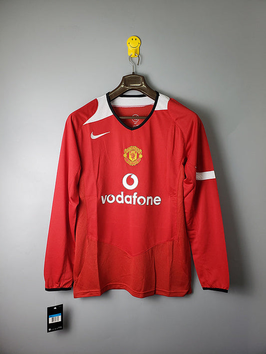 2005 Retro Manchester United MAN UTD  Home Long sleeve (1BCC)