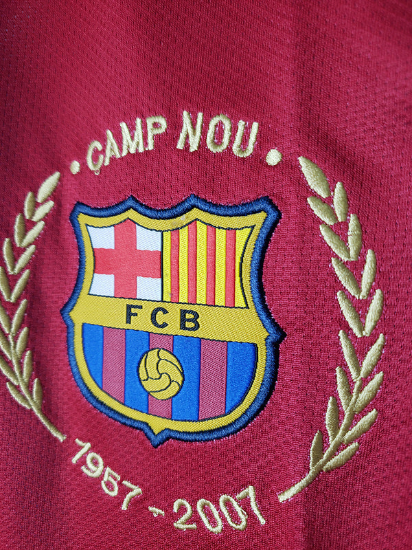 Retro 07∕08 Barcellona long sleeves home (E4EA)