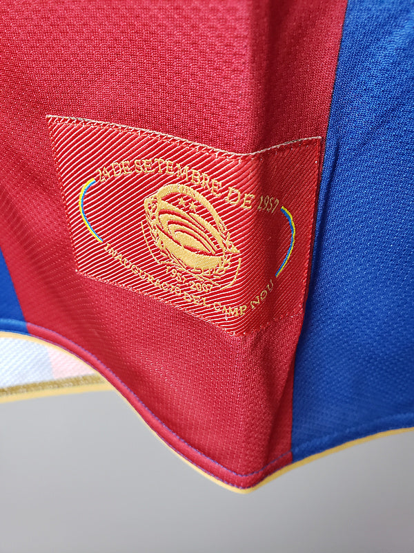 Retro 07∕08 Barcellona long sleeves home (E4EA)