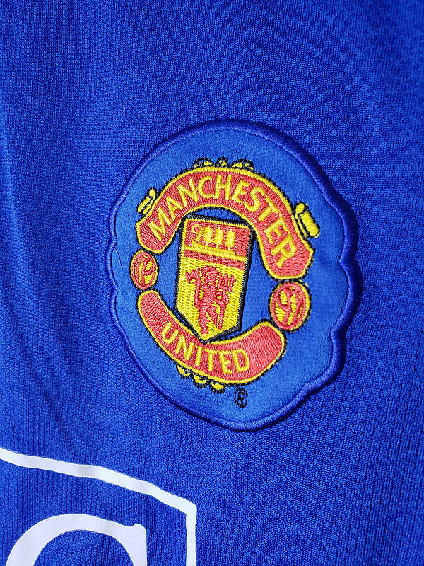 07∕08 Manchester United MAN UTD Away Long sleeve Retro (B95F)
