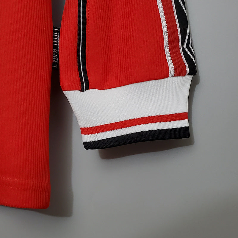 Retro long-sleeved 98∕99 Manchester United home (A71A)
